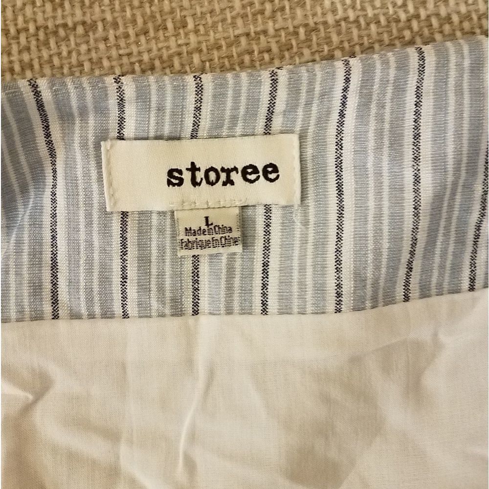 Storee Front Button Midi Dress Sz Large - Picture 7 of 8